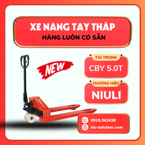 XE NÂNG TAY THẤP 5 TẤN NIULI