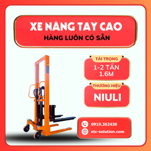 XE NÂNG TAY CAO 1-2 TẤN NIULI